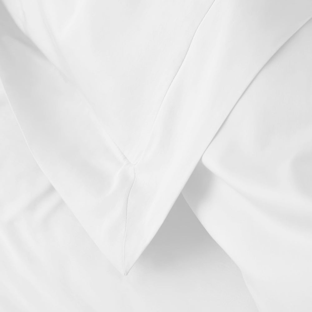 2 taies d'oreiller - 100% coton Blanc