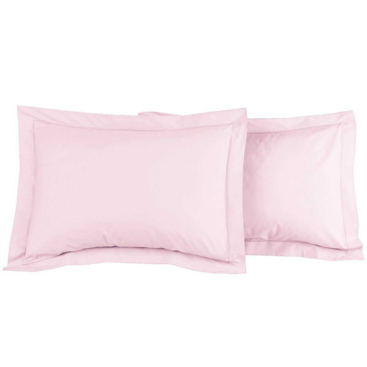 2 taies d'oreiller - 100% coton Rose bébé