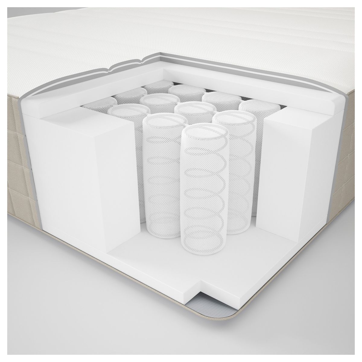 Matelas Elite - Hybride 5 zones de soutien 28 cm