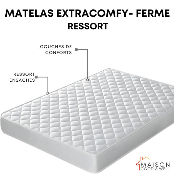 Matelas Extra-Comfy a ressort ferme