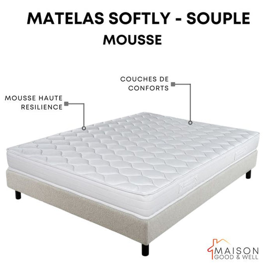 Matelas Softly en Mousse - Souple