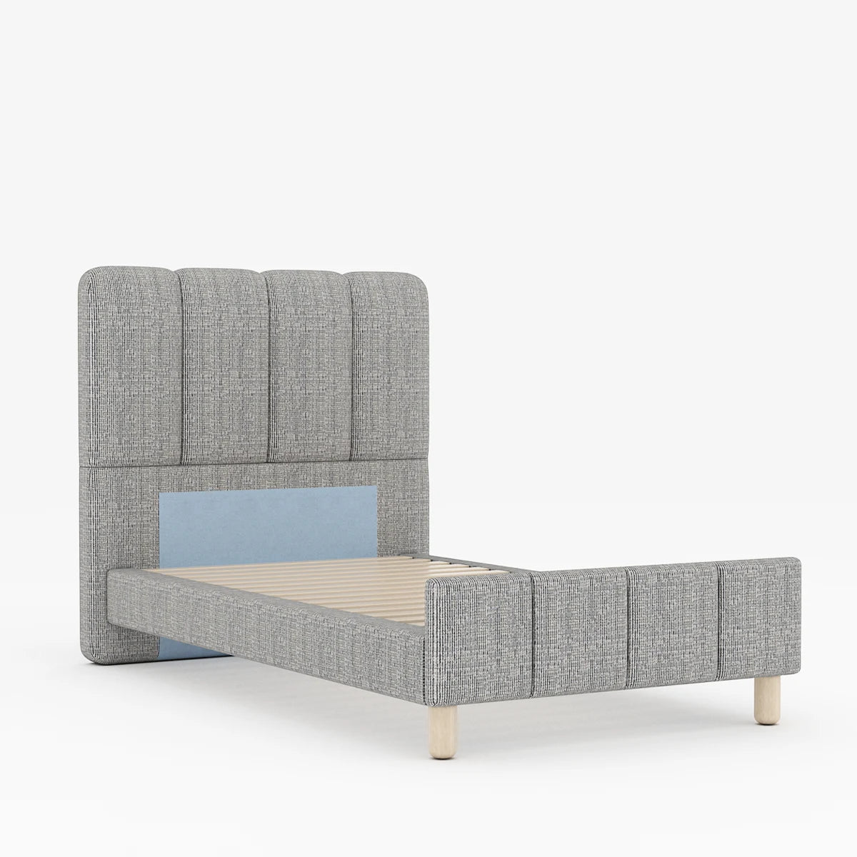 Sommier + tête de lit tapissier Ibiza - (1 place) 3
