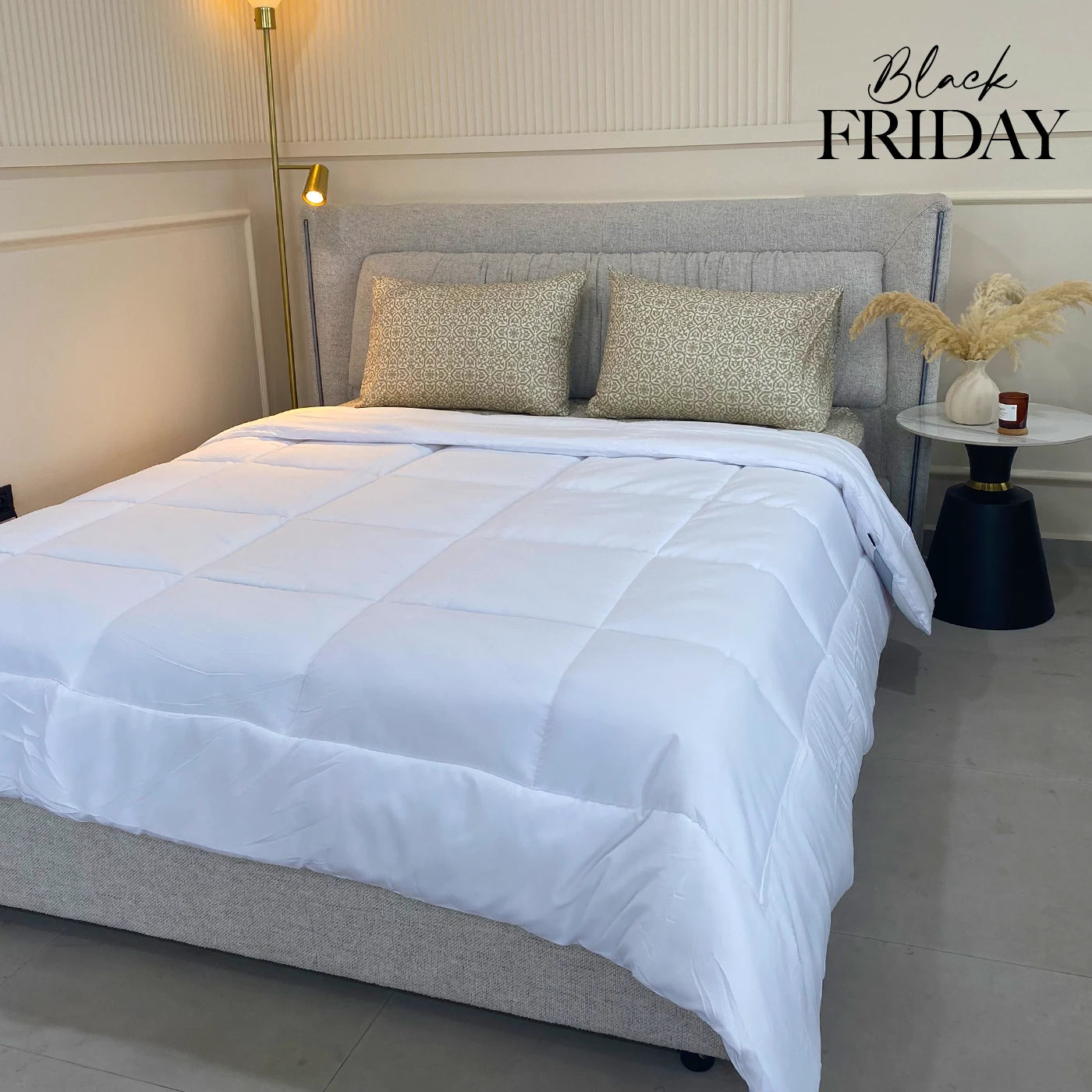 Pack chaud - Couette + parure de lit imprimée