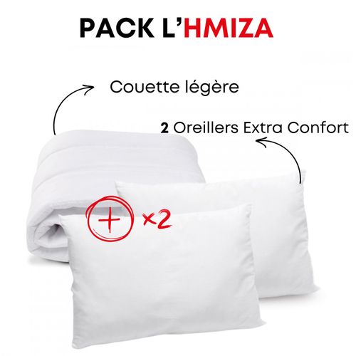 Pack Couette légère + oreiller (ou 2)