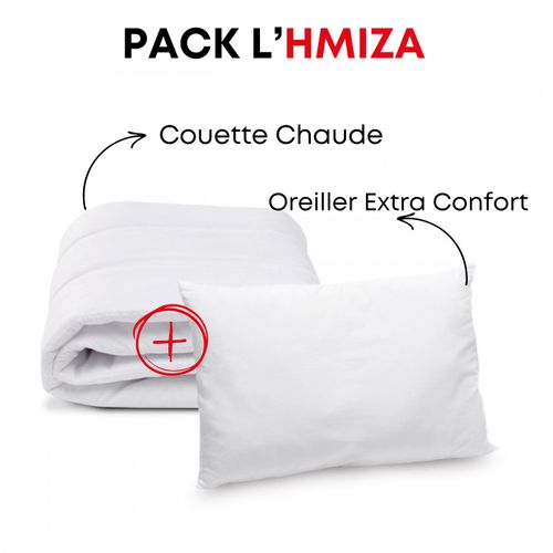 Pack Couette Chaude + oreiller (ou 2)