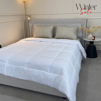 Pack chaud - Couette + parure de lit imprimée