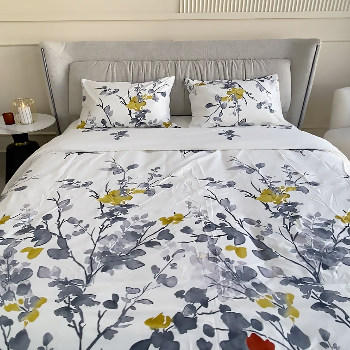 Pack chaud - Couette + parure de lit imprimée