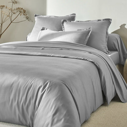 Housse parure de lit coton satiné 300 fils - 4 pièces
