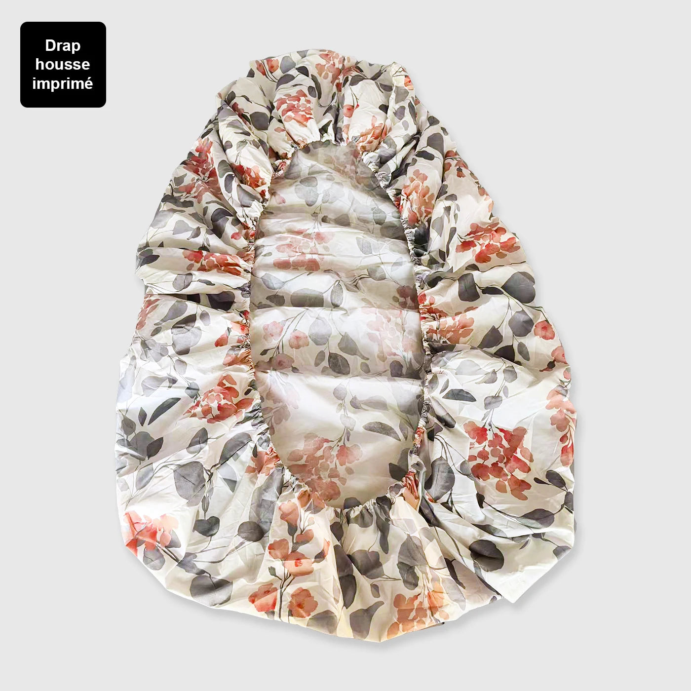 Housse parure de lit imprimée 4 pièces - Brise florale - maison good and well