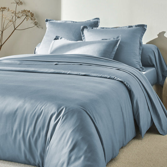 Housse parure de lit coton satiné 300 fils - 4 pièces