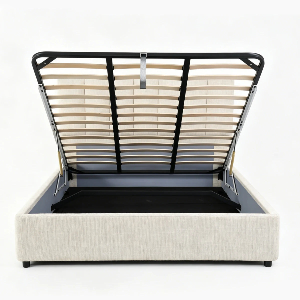 Sommier avec rangement + tête de lit tapissier - Ibiza 8