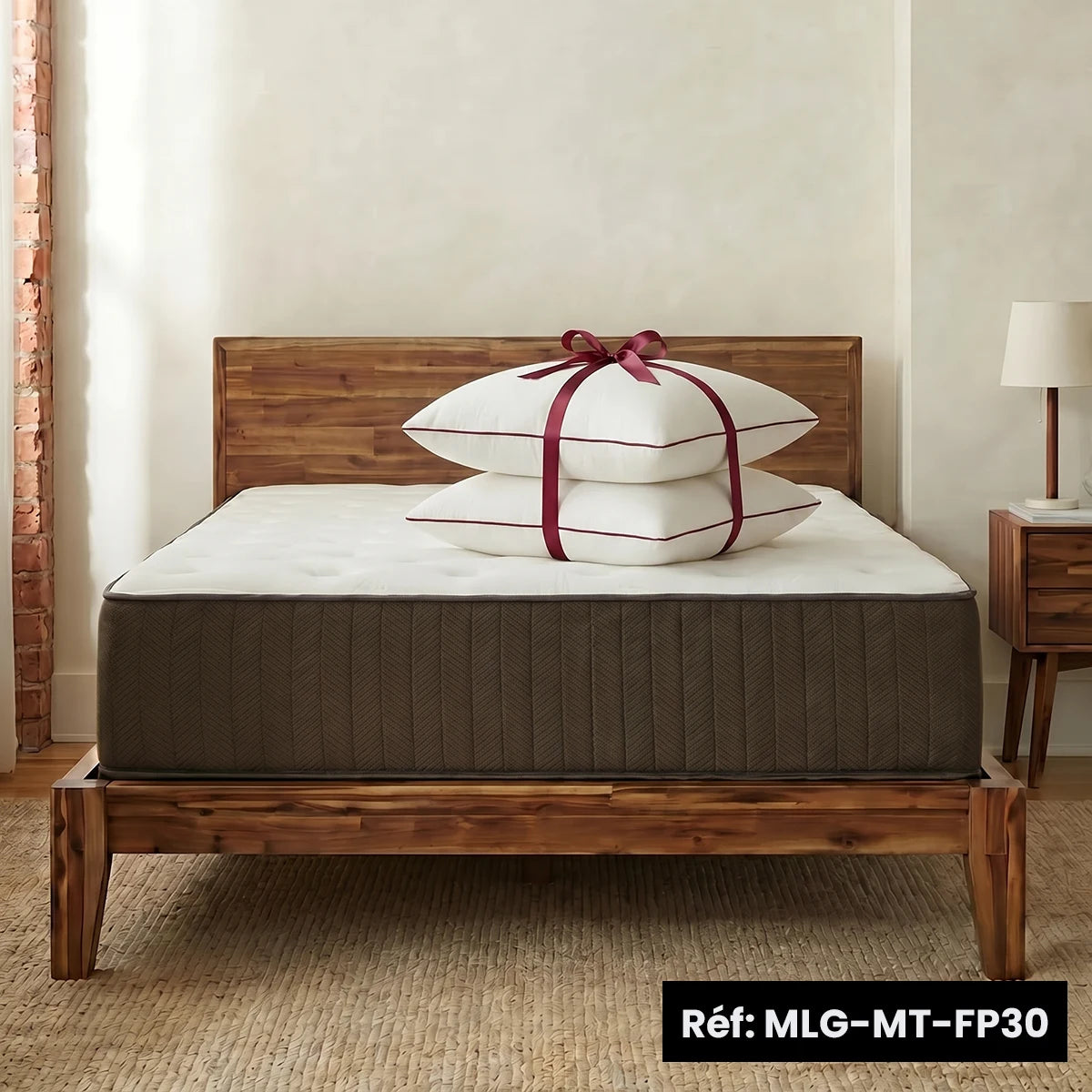 Matelas Premium Hybride + 2 oreillers offerts 1