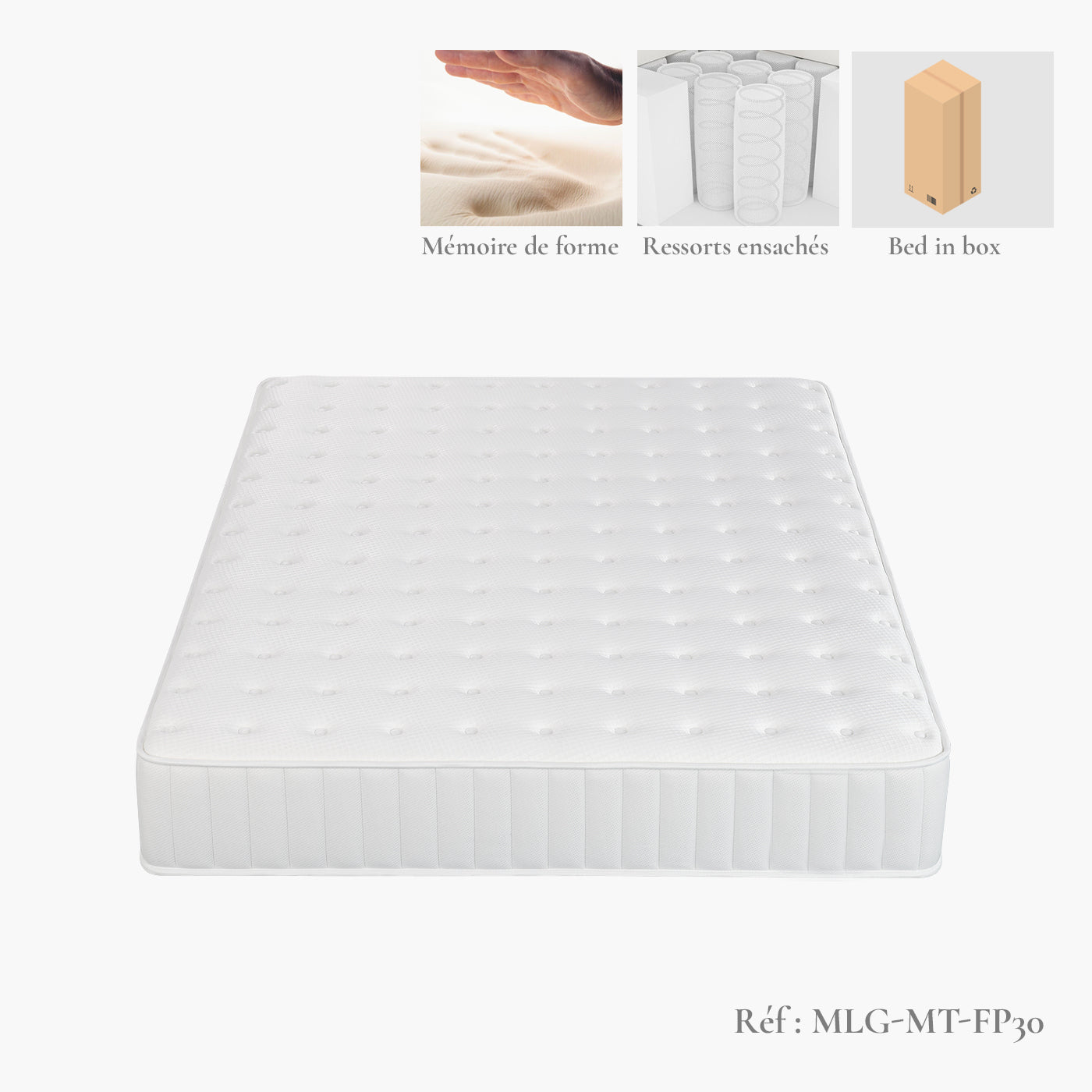 Matelas premium - hybride 30 cm