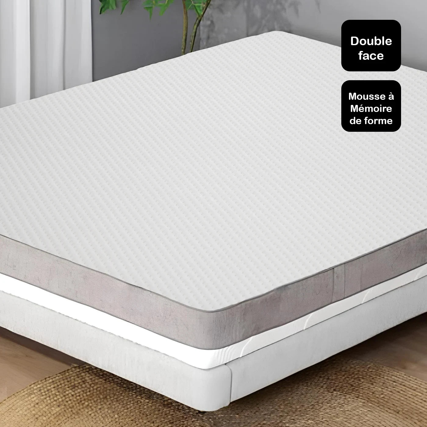 Matelas médical - 100% Mousse haute performance 28 cm
