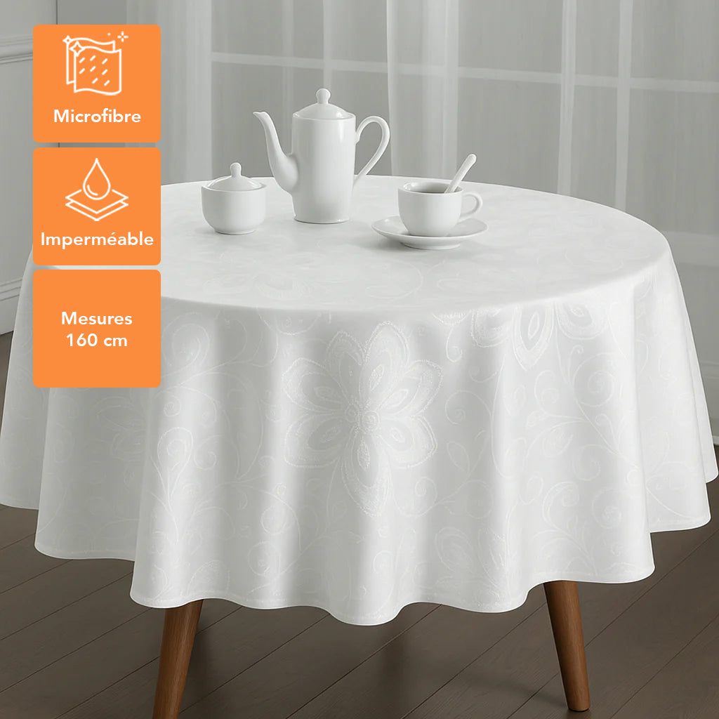 Nappe de table imperméable - Table ronde - maison good and well