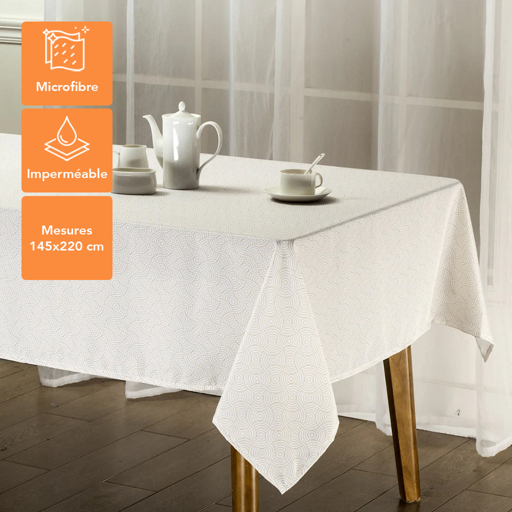 Nappe de table imperméable - Table rectangulaire