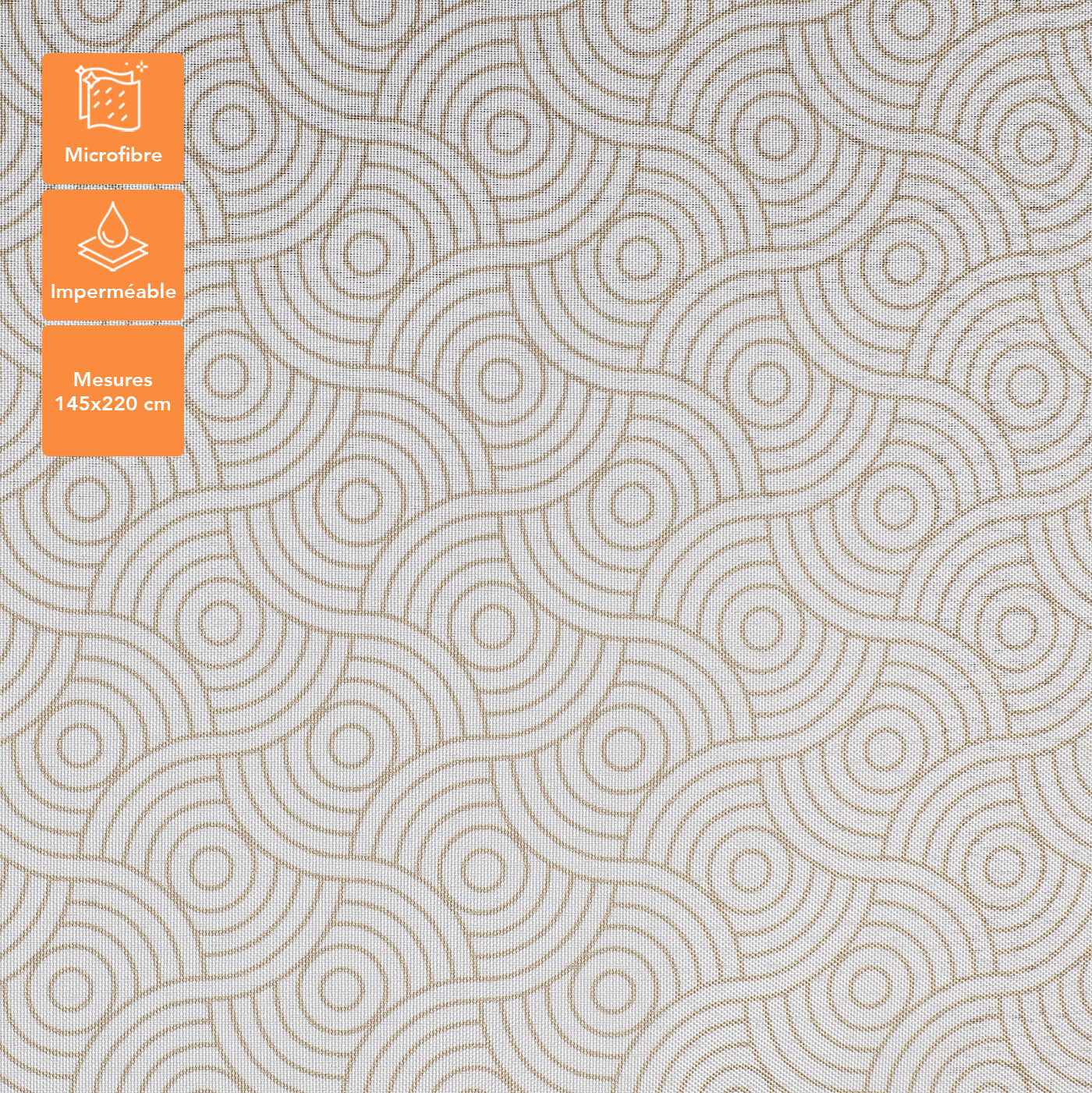 Nappe de table imperméable - Table rectangulaire - maison good and well