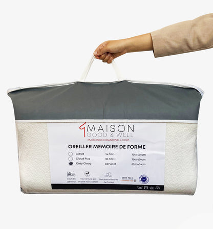 Oreiller mémoire de forme cozy cloud Cervical