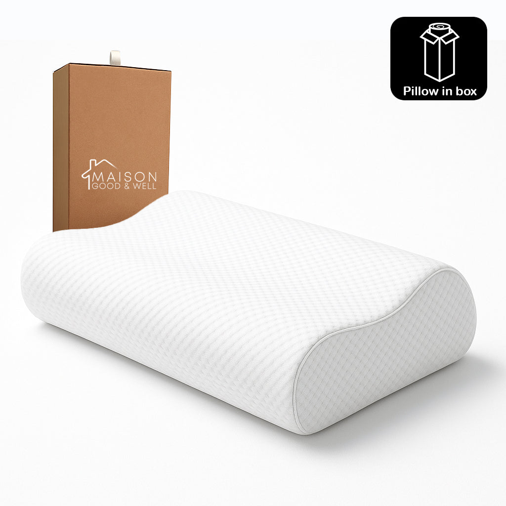 Oreiller médical cervical - Viscoélastique à mémoire - maison good and well