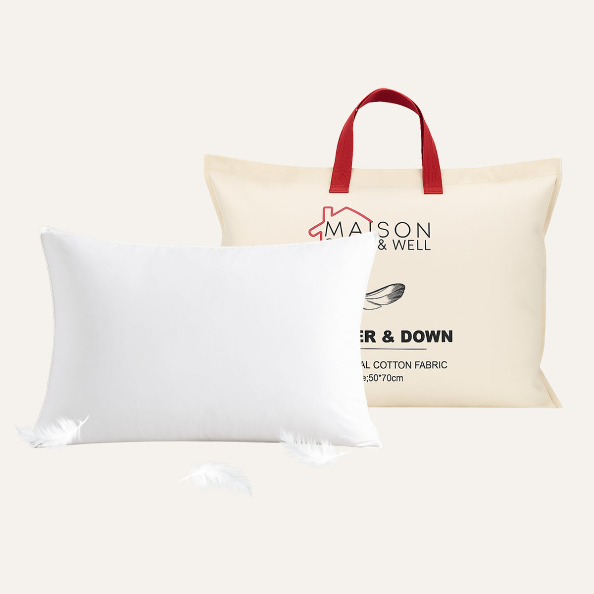 Oreiller premium - Duvet de canard - maison good and well