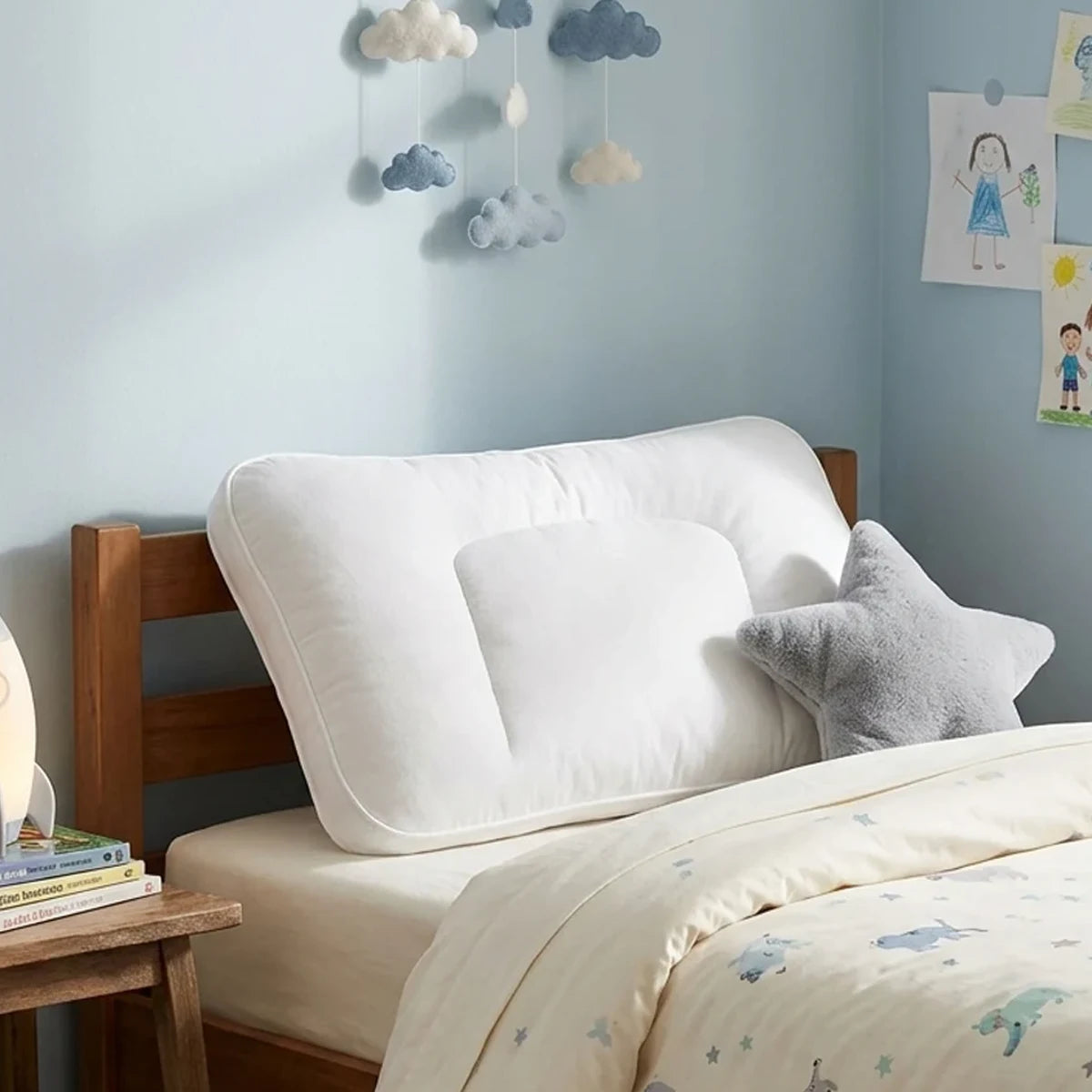 Oreiller enfant moelleux - Enveloppe 100% Coton 455g 3