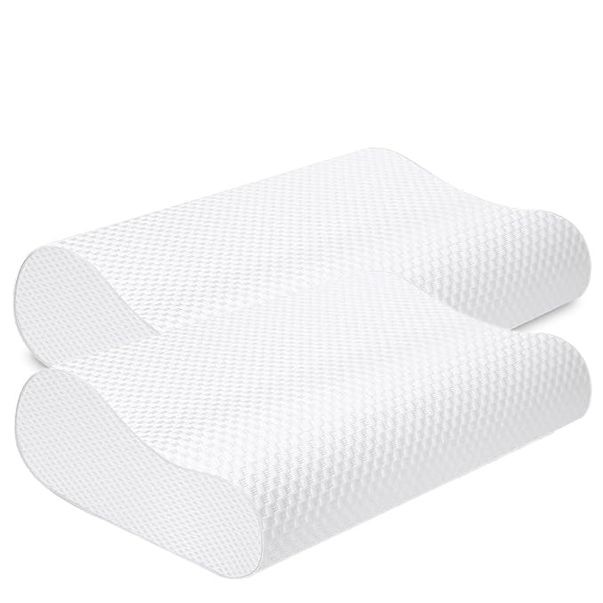 Pack de 2 Oreillers cervicaux médicaux - Viscoélastique à mémoire - maison good and well