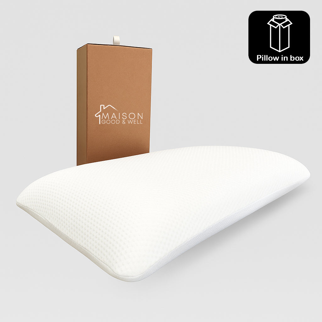 Oreiller médical - Viscoélastique à mémoire 12 cm - maison good and well