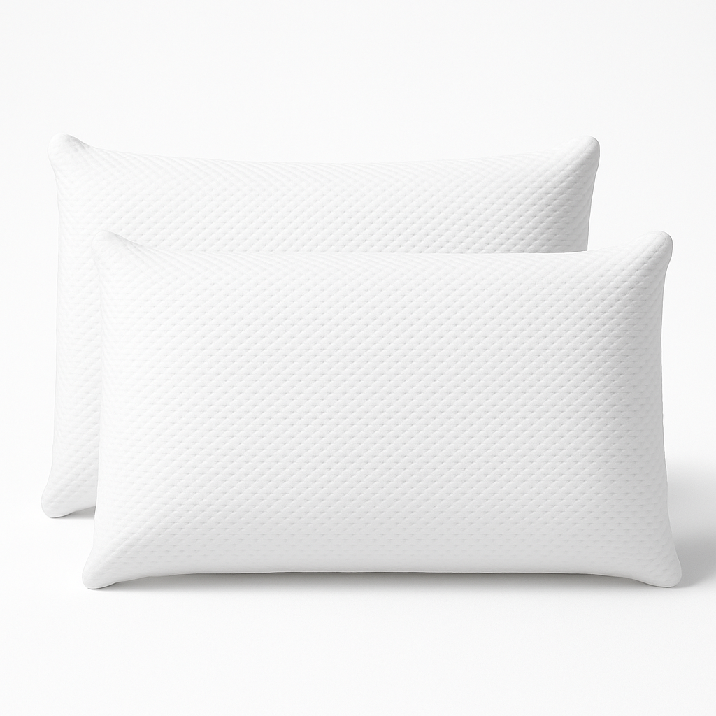 Pack 2 Oreillers Médicaux  - Viscoélastique à mémoire 12 cm - maison good and well