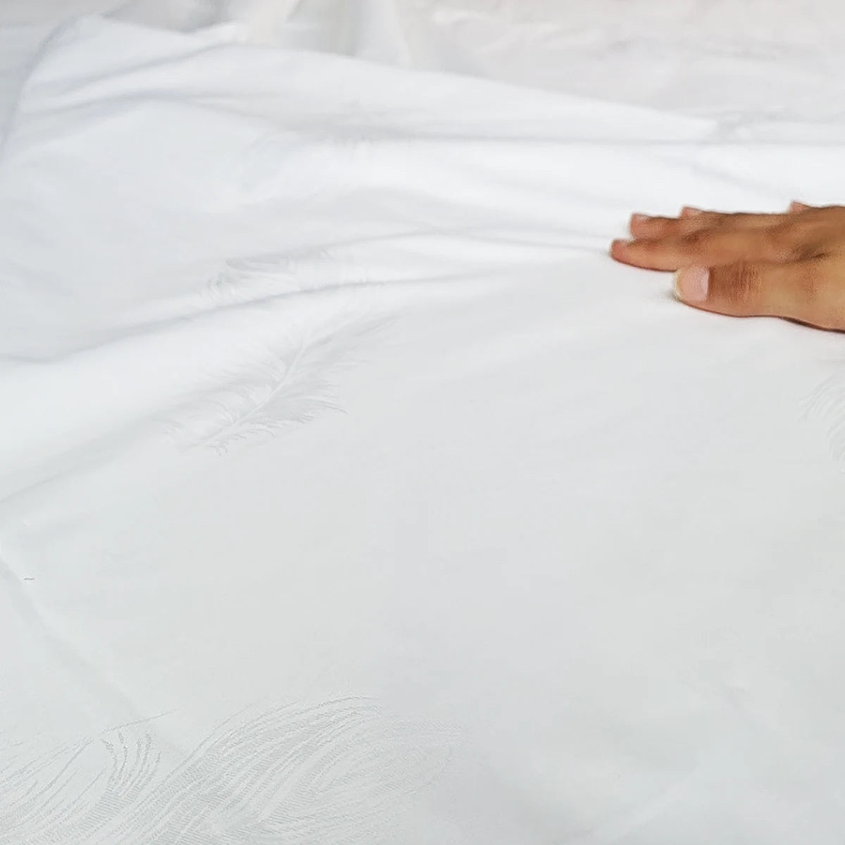 Parure de lit en jacquard de coton - 4 Pièces 5