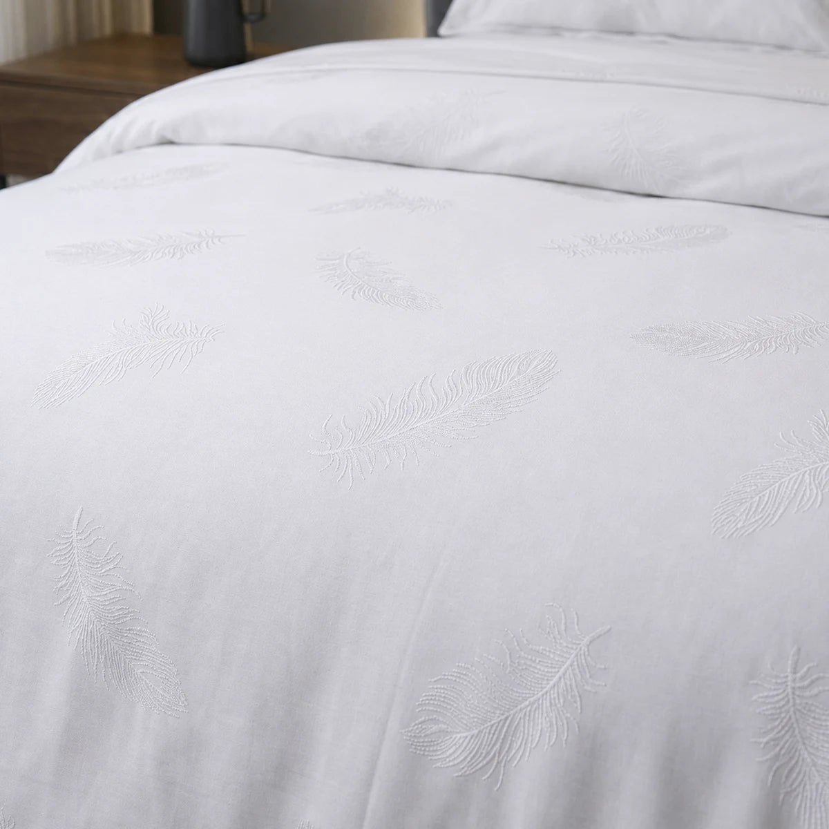 Parure de lit en jacquard de coton - 4 Pièces 12