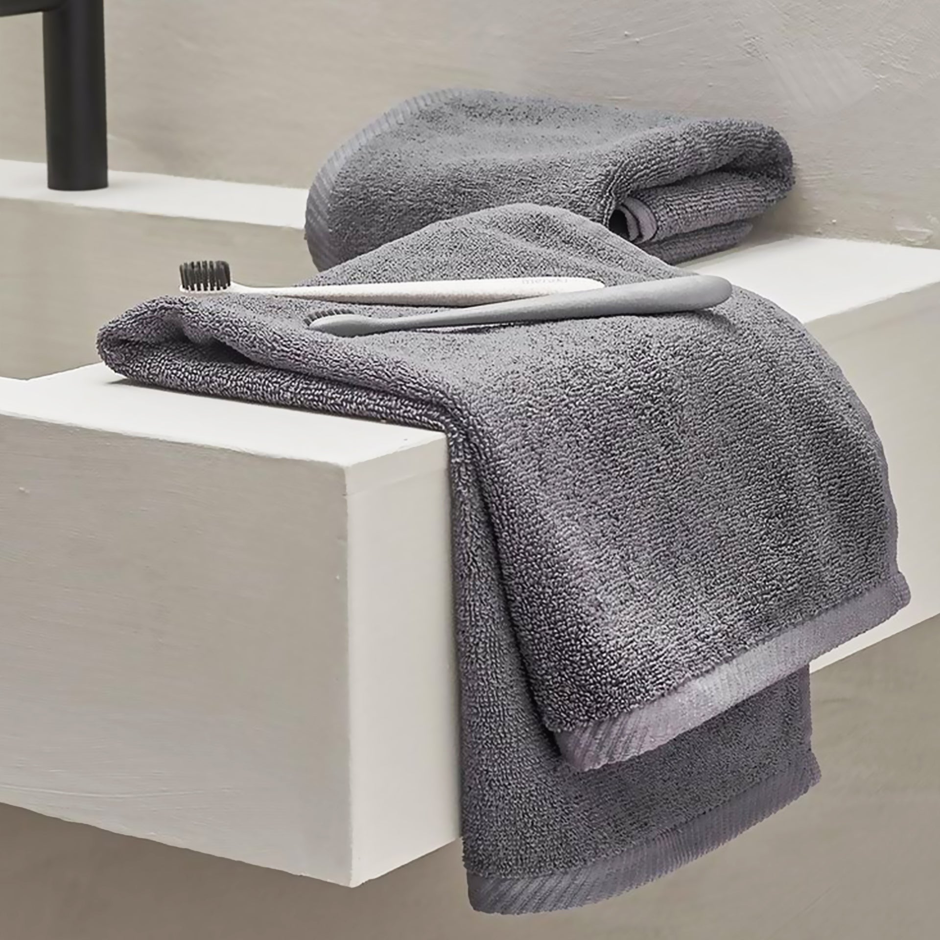 Serviette de bain Soft touch - 100% Coton - maison good and well