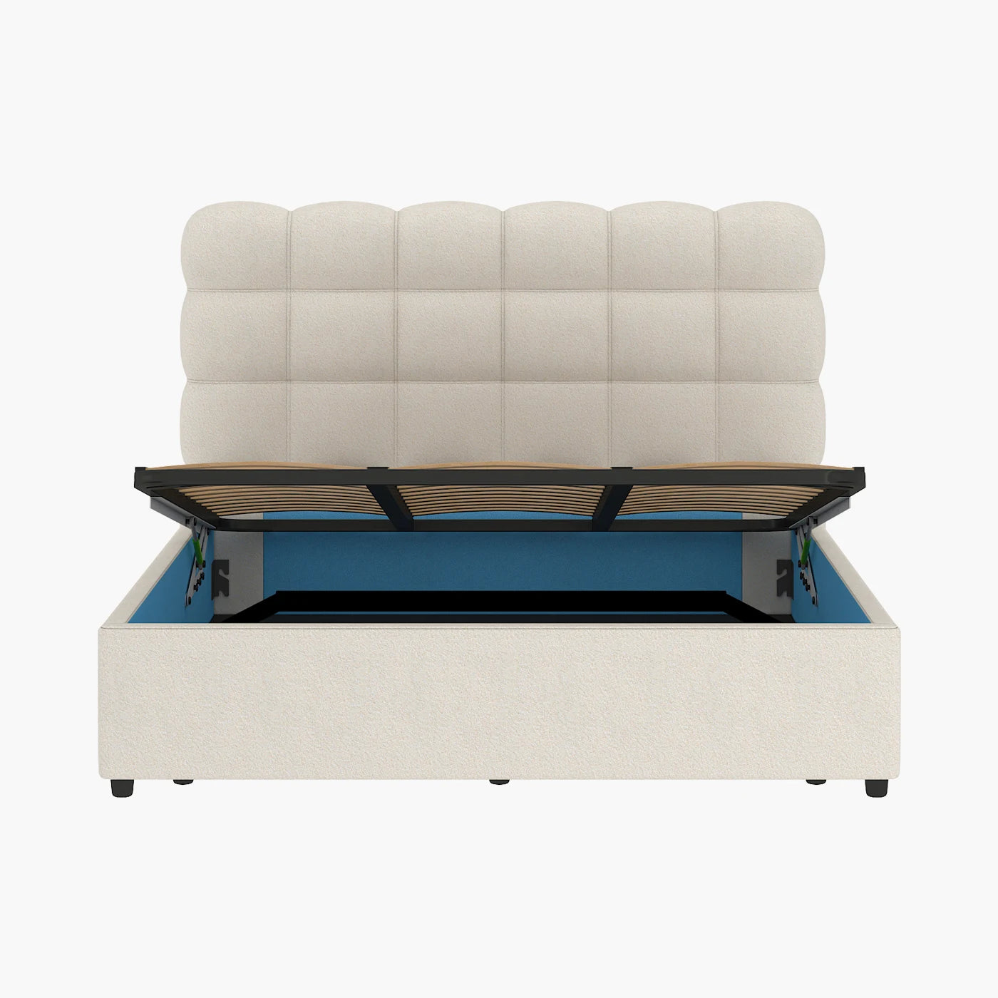 Sommier avec rangement + Tête de lit tapissier - Brême 4