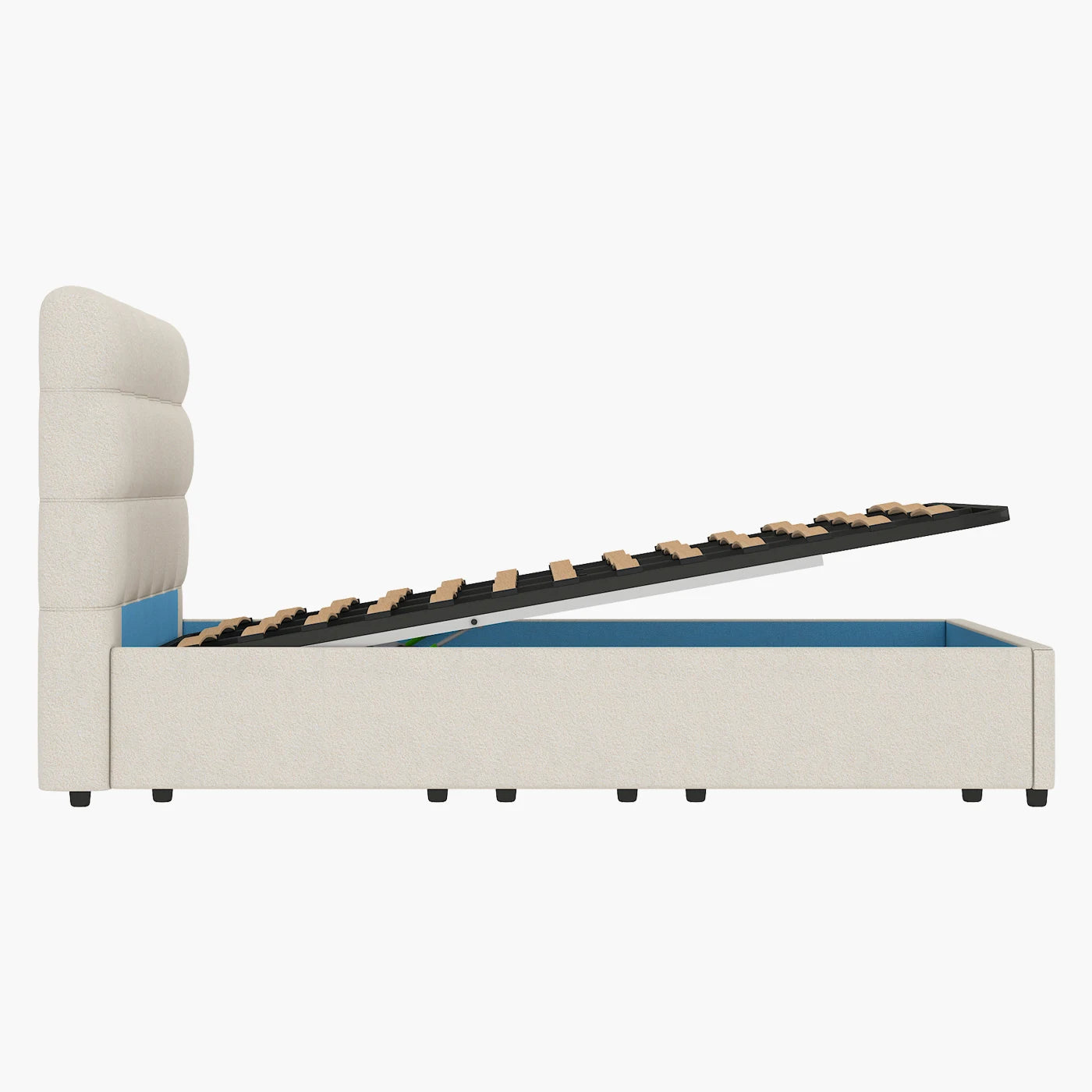 Sommier avec rangement + Tête de lit tapissier - Brême 2