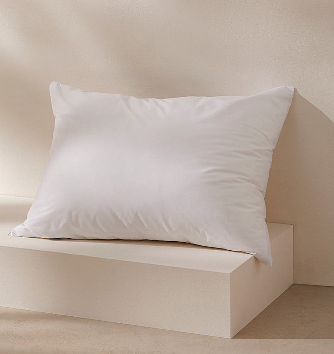 Pack 2 taies d'oreiller - 100% coton Blanc